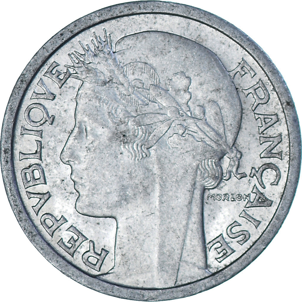 Coin, France, Morlon, Franc, 1946, Beaumont - Le Roger, , Aluminum