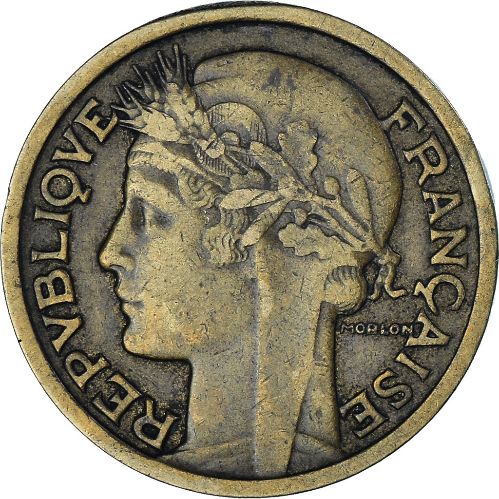 Coin, France, Morlon, 2 Francs, 1934, , Aluminum-Bronze, KM:886