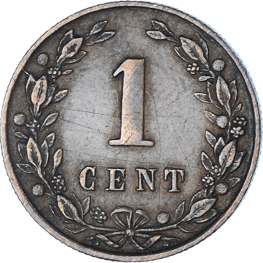 Coin, Netherlands, William III, Cent, 1880, , Bronze, KM:107.1