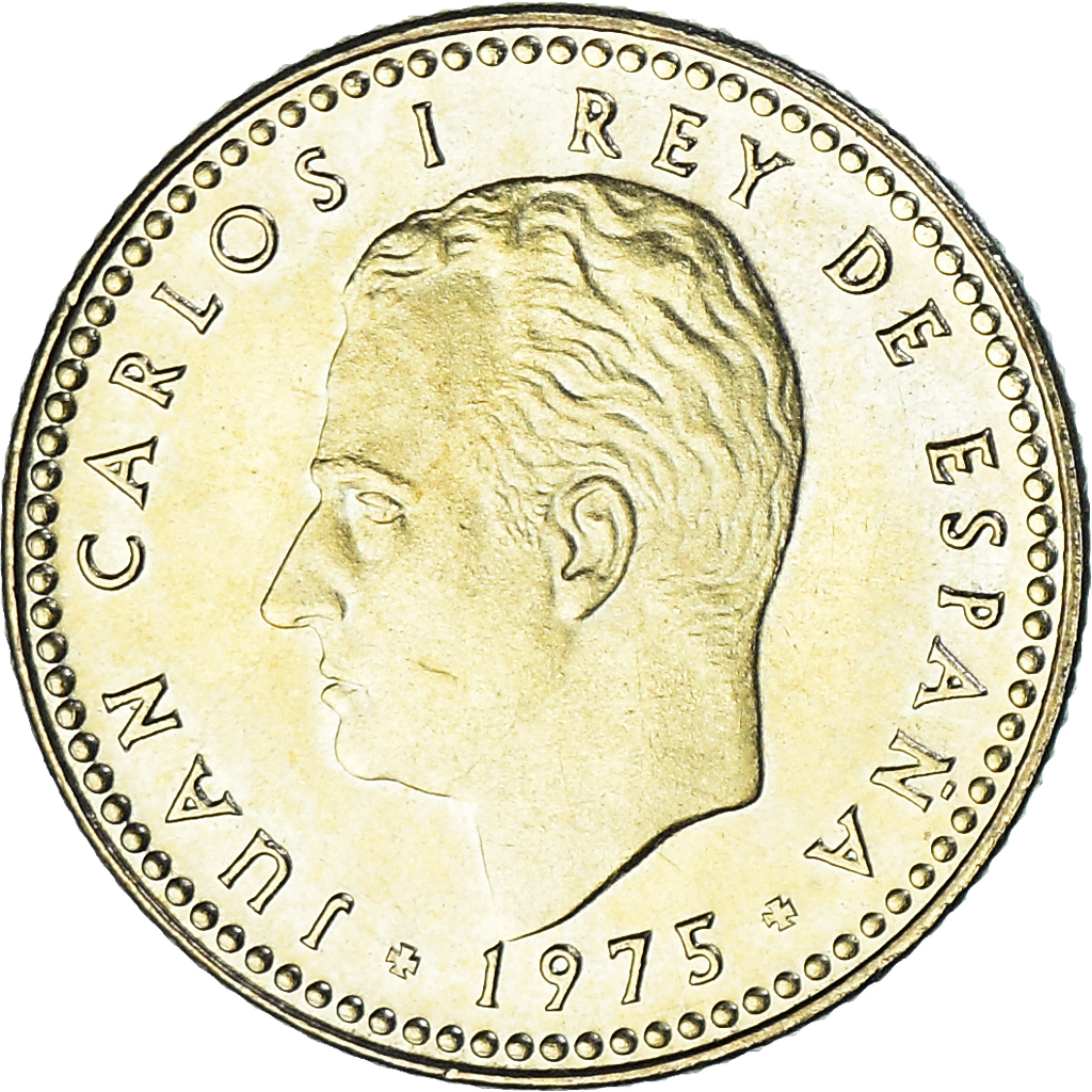 Coin, Spain, Juan Carlos I, Peseta, 1977, AU, Aluminum-Bronze, KM:806