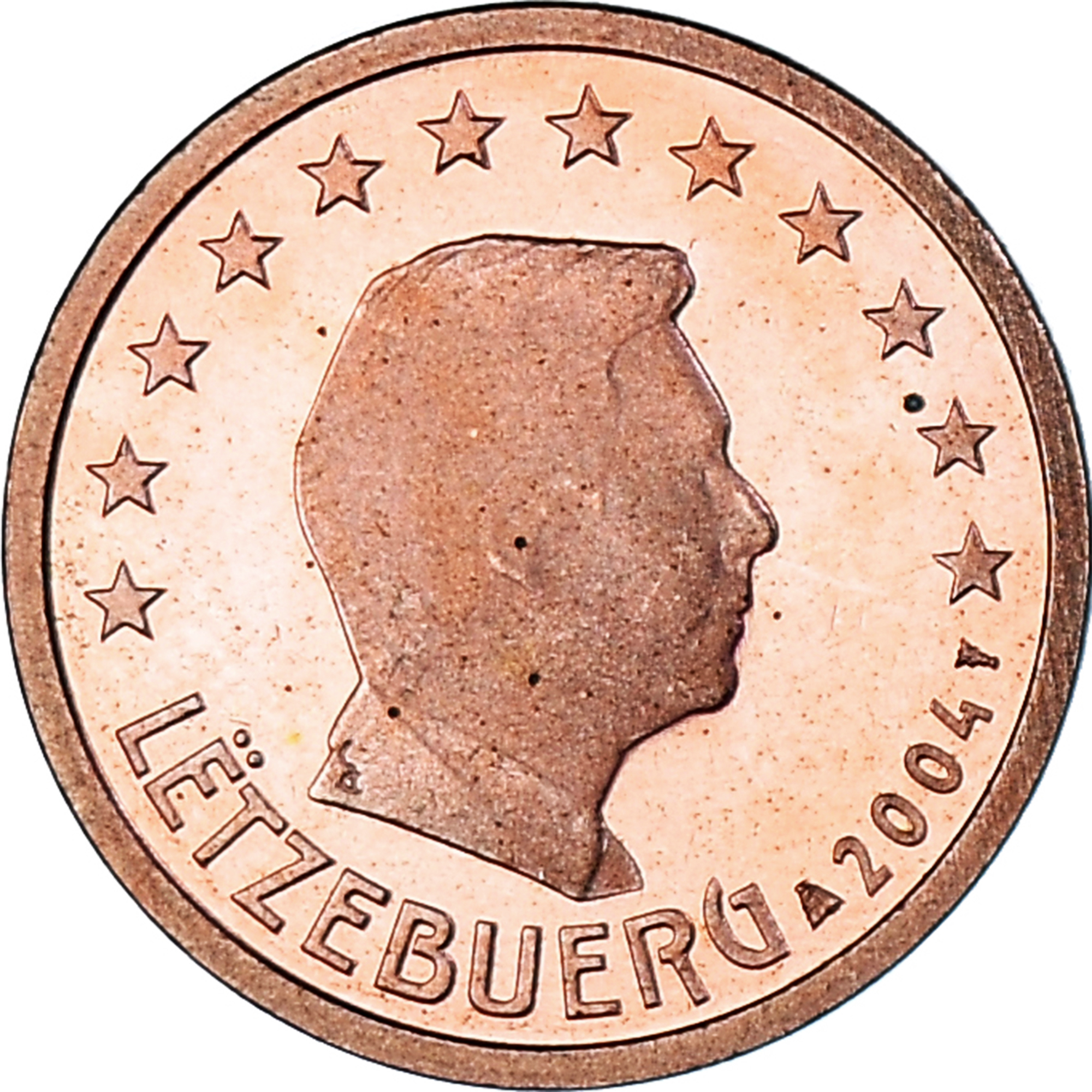 Luxembourg, Euro Cent, 2004, Utrecht, , Copper Plated Steel, KM:75