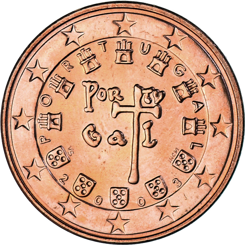 Portugal, 5 Euro Cent, 2003, Lisbon, , Copper Plated Steel, KM:742