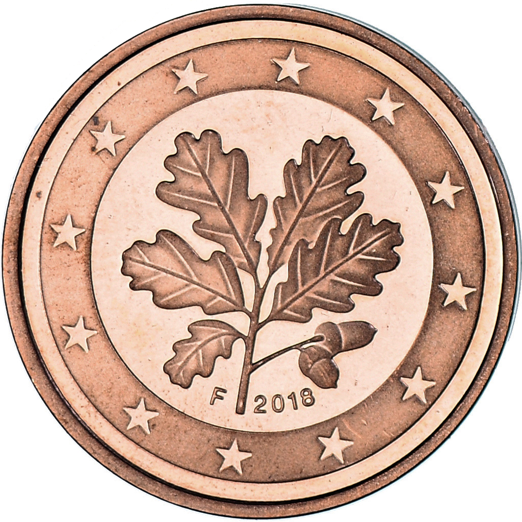 1183593] Germany, 2 Euro Cent, 2018, Stuttgart, BE, MS, Copper