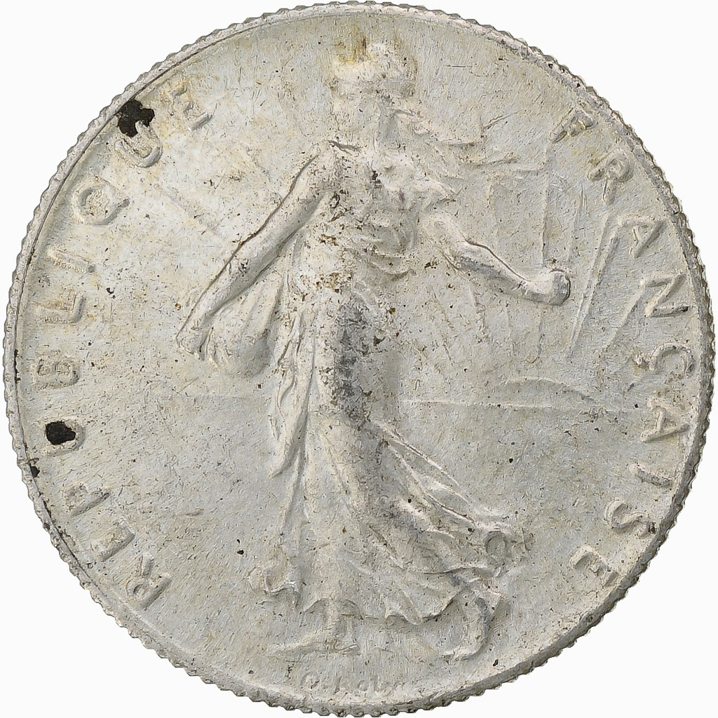 Coin, France, Semeuse, 50 Centimes, 1917, Paris, , Silver, KM:854