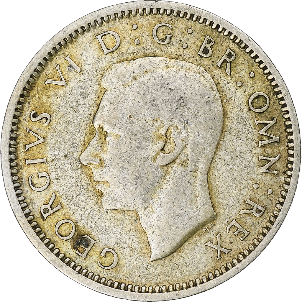 Coin, Great Britain, George VI, 6 Pence, 1943, , Silver, KM:852