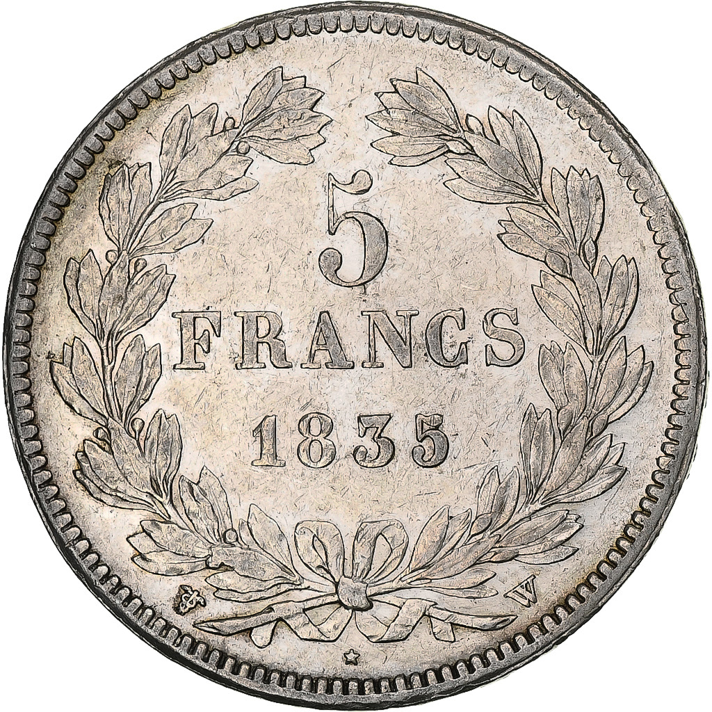 Coin, France, Louis-Philippe, 5 Francs, 1835, Lille, , Silver