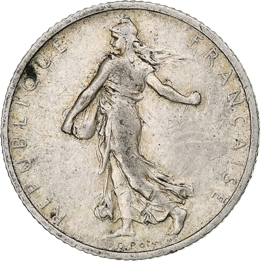 Coin, France, Semeuse, Franc, 1902, Paris, , Silver, KM:844.1