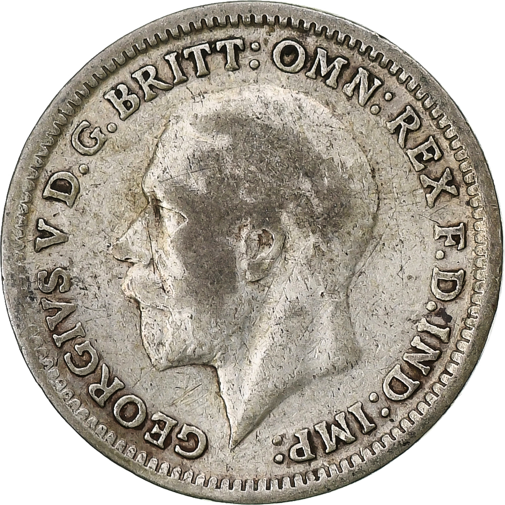Great Britain, George V, 3 Pence, 1926, , Silver, KM:813a