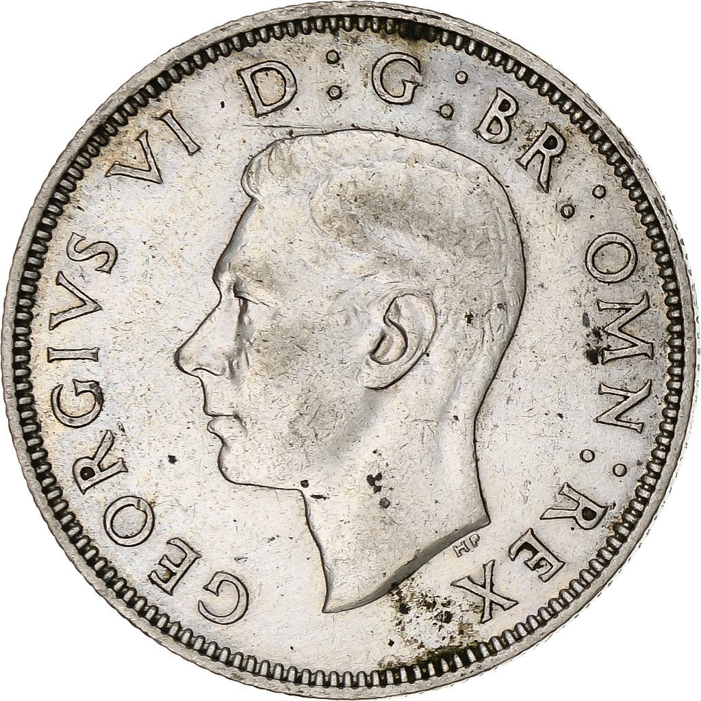 Great Britain, George VI, Florin, Two Shillings, 1941, , Silver, KM:855