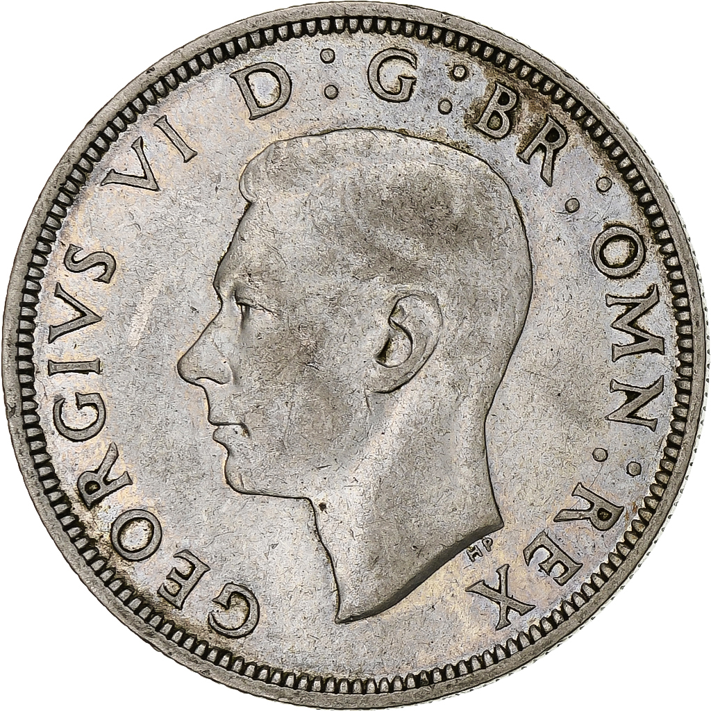 Great Britain, George VI, 1/2 Crown, 1942, , Silver, KM:856