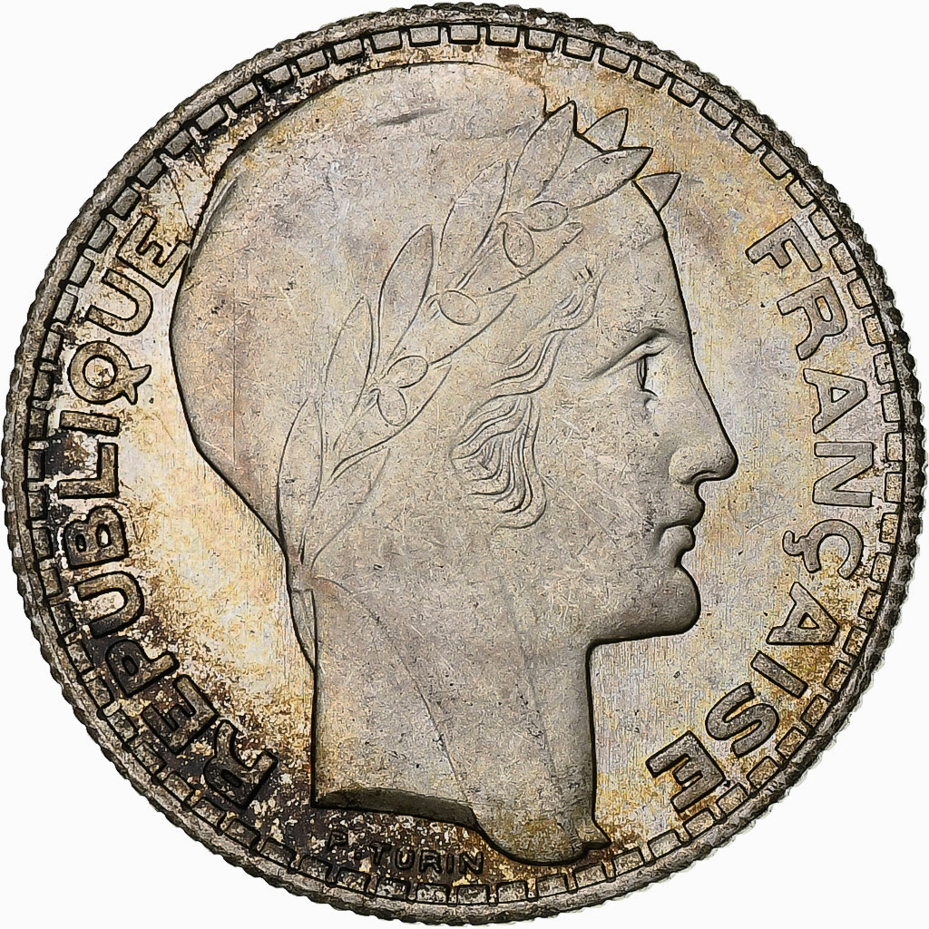 France, Turin, 10 Francs, 1929, Paris, , Silver, KM:878, Gadoury:801