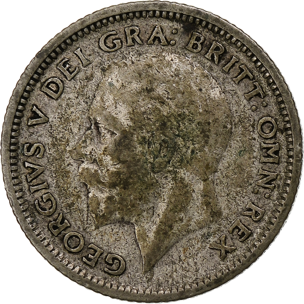 Great Britain, George V, 6 Pence, 1926, , Silver, KM:815a.2