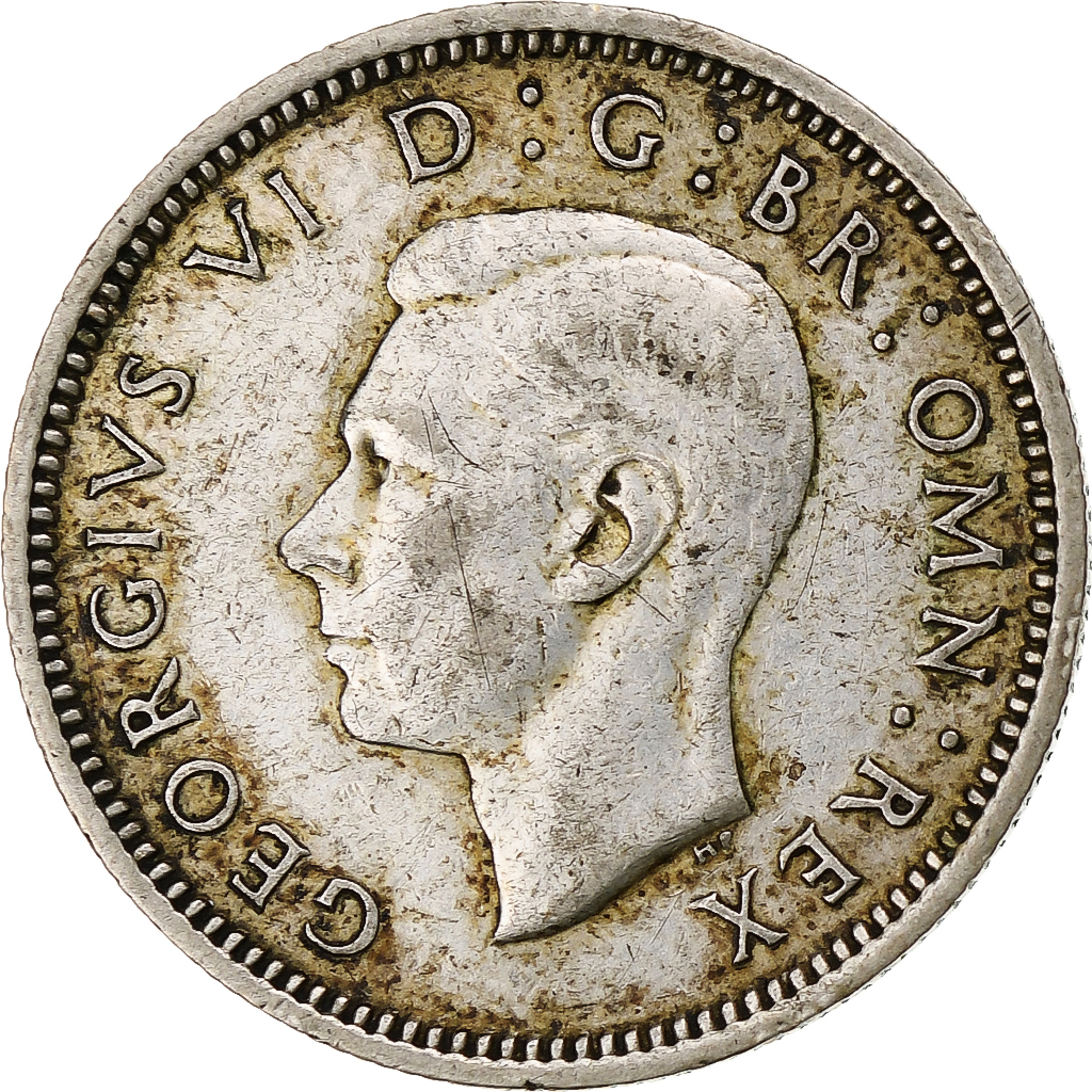 Great Britain, George VI, 6 Pence, 1940, , Silver, KM:852