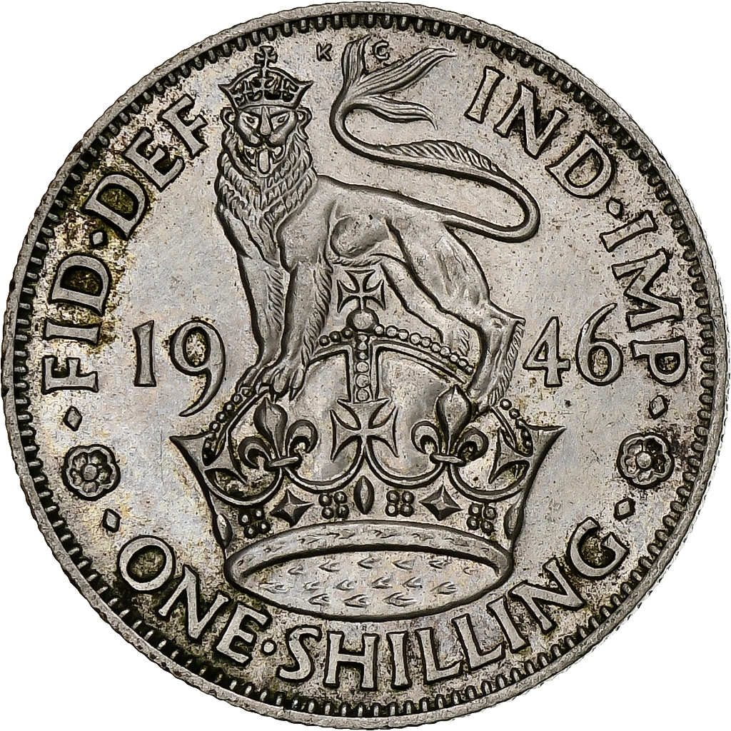 Great Britain, George VI, Shilling, 1946, , Silver, KM:854