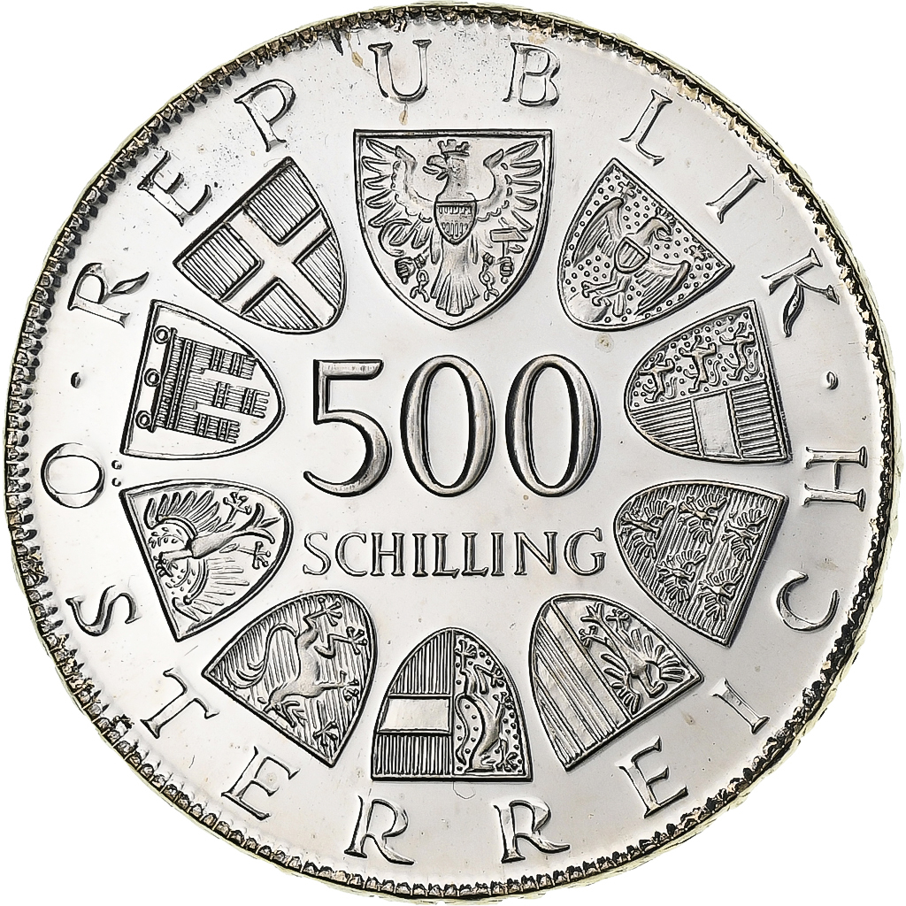 Austria, 500 Schilling, 1980, Silver, , KM:2950