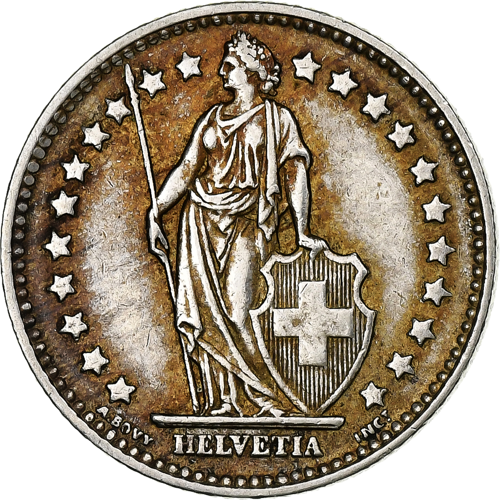 Switzerland, Franc, 1959, Bern, Silver, AU, KM:24