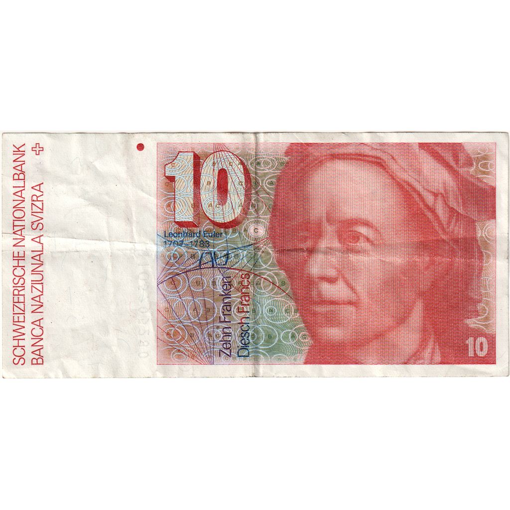 Switzerland, 10 Franken, VF(30-35)