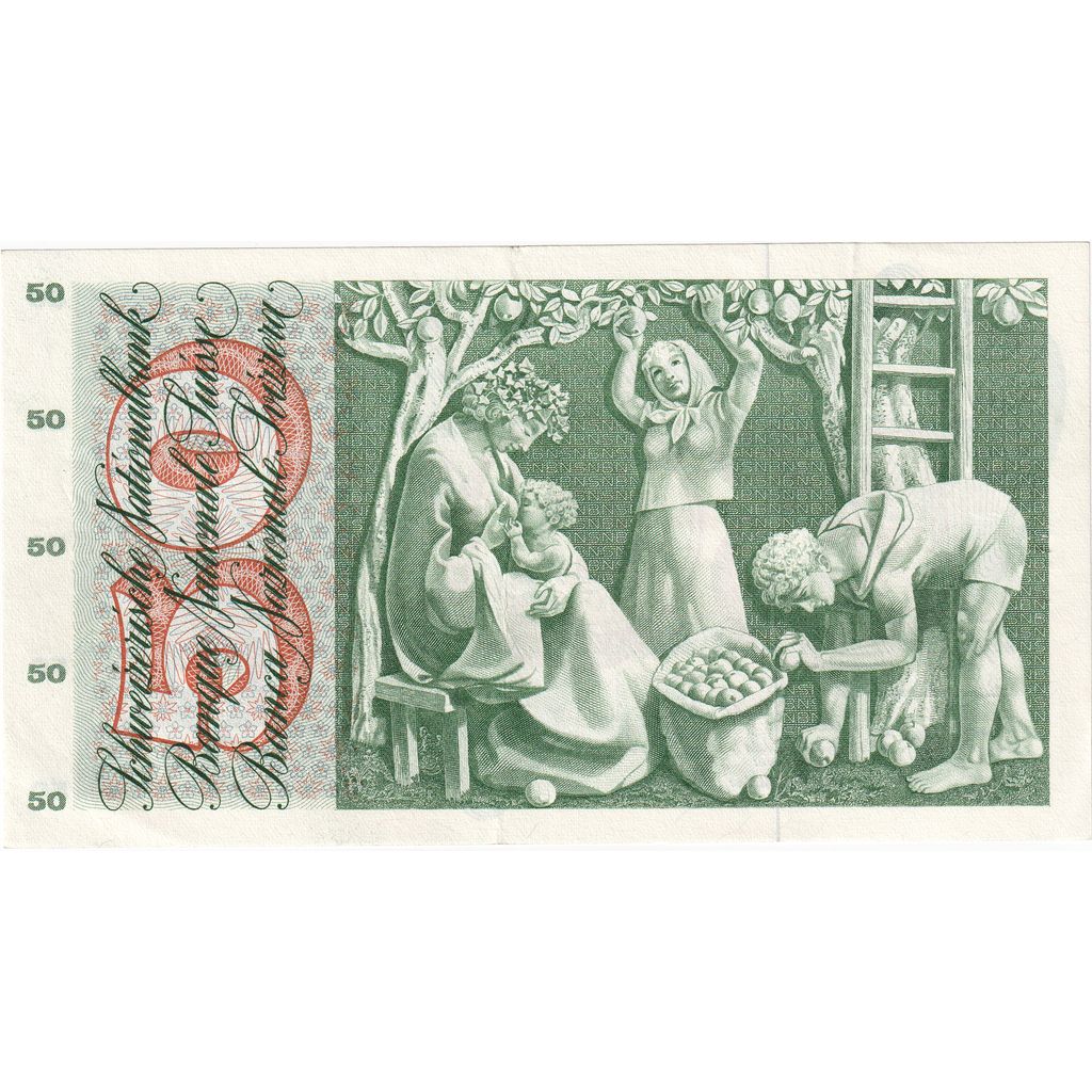 Switzerland, 50 Francs, 50 Frank, 1965-01-21, AU
