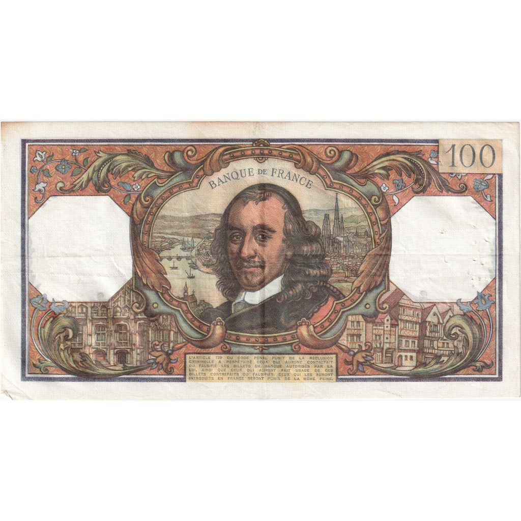 France, 100 Francs, Corneille, 1972-05-04, R.655, AU(50-53)