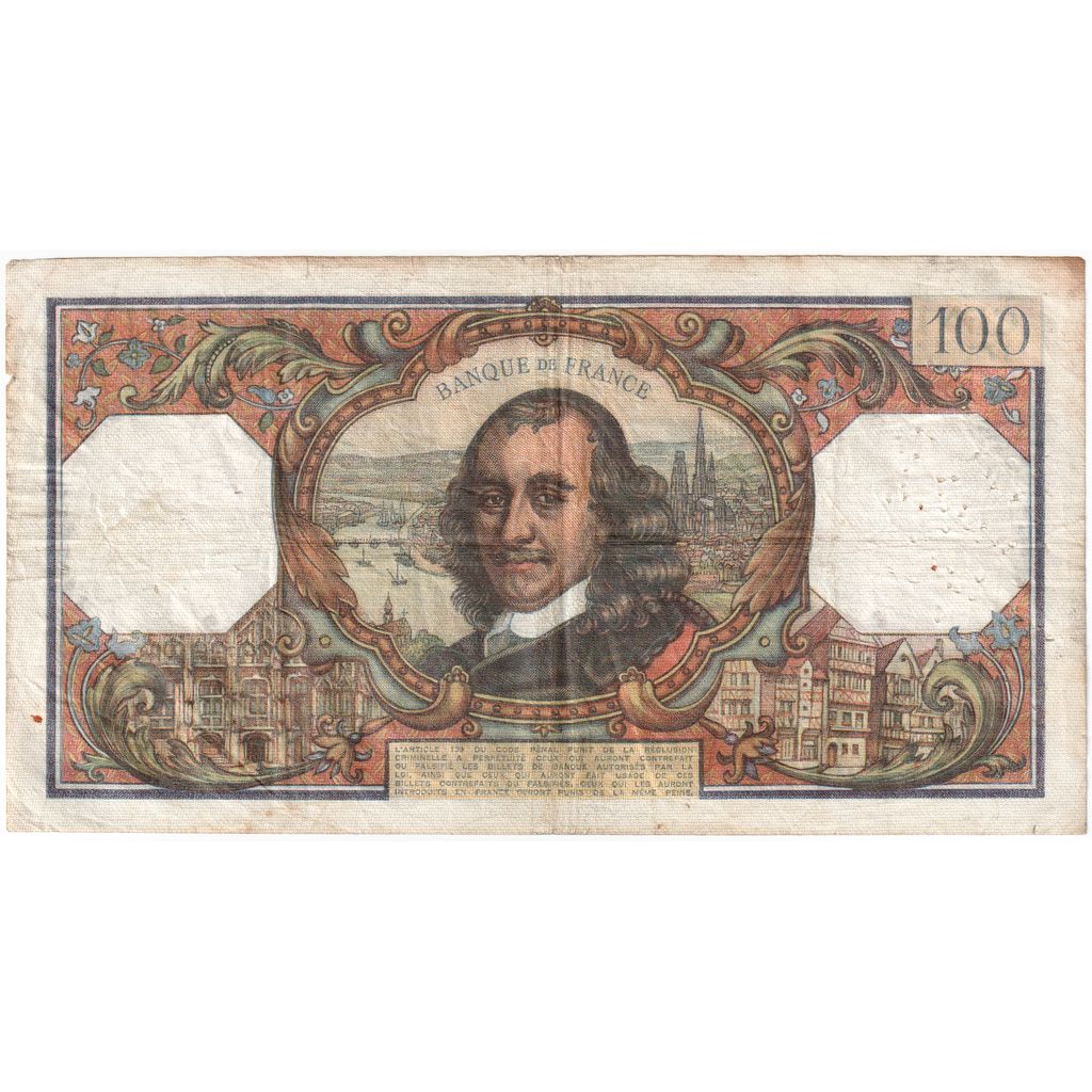 France, 100 Francs, Corneille, 1972-01-06, O.632, VF(20-25)