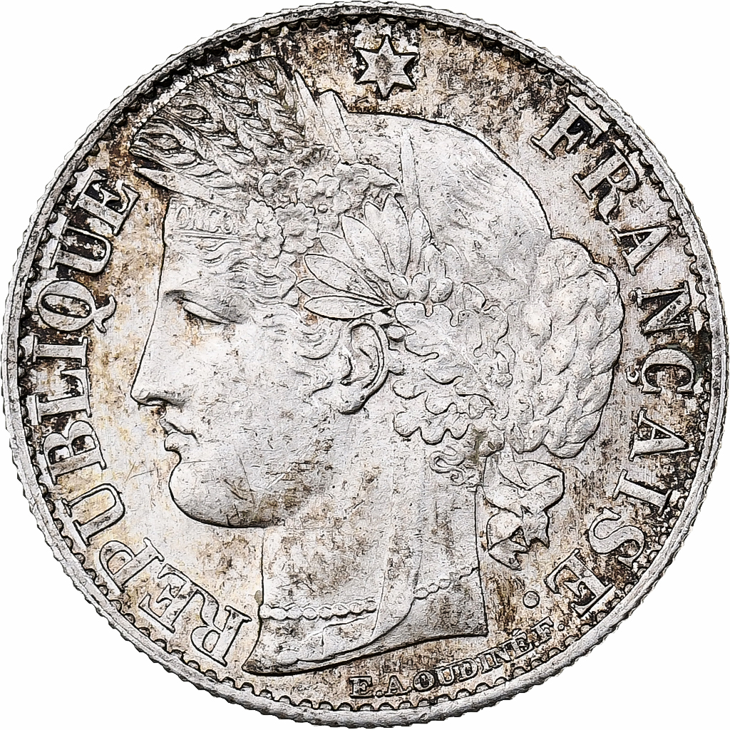France, 50 Centimes, Cérès, 1894, Paris, Silver, , KM:834.1