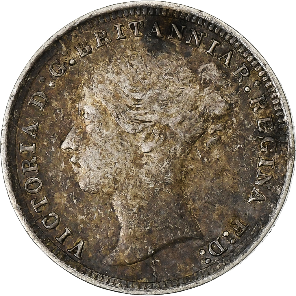 Great Britain, Victoria, 3 Pence, 1873, Silver, , KM:730