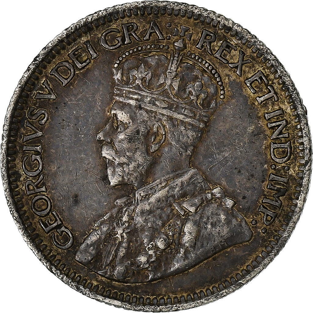 Canada, George V, 10 Cents, 1916, Royal Canadian Mint, Silver, EF, KM:23