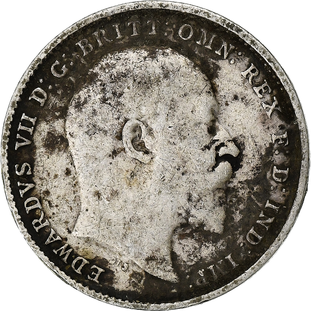 Great Britain, Edward VII, 6 Pence, 1909, Silver, , KM:799