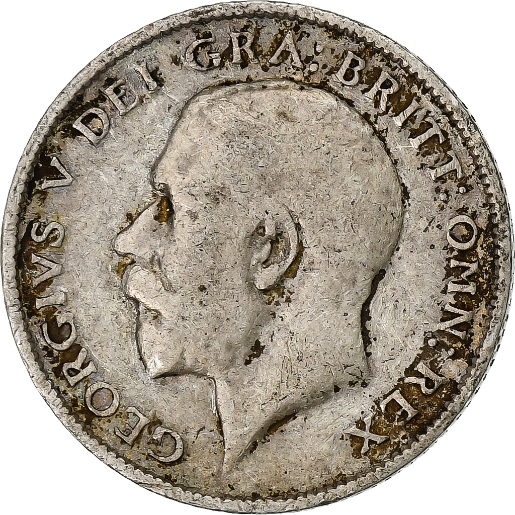 Great Britain, George V, 6 Pence, 1916, Silver, , KM:815