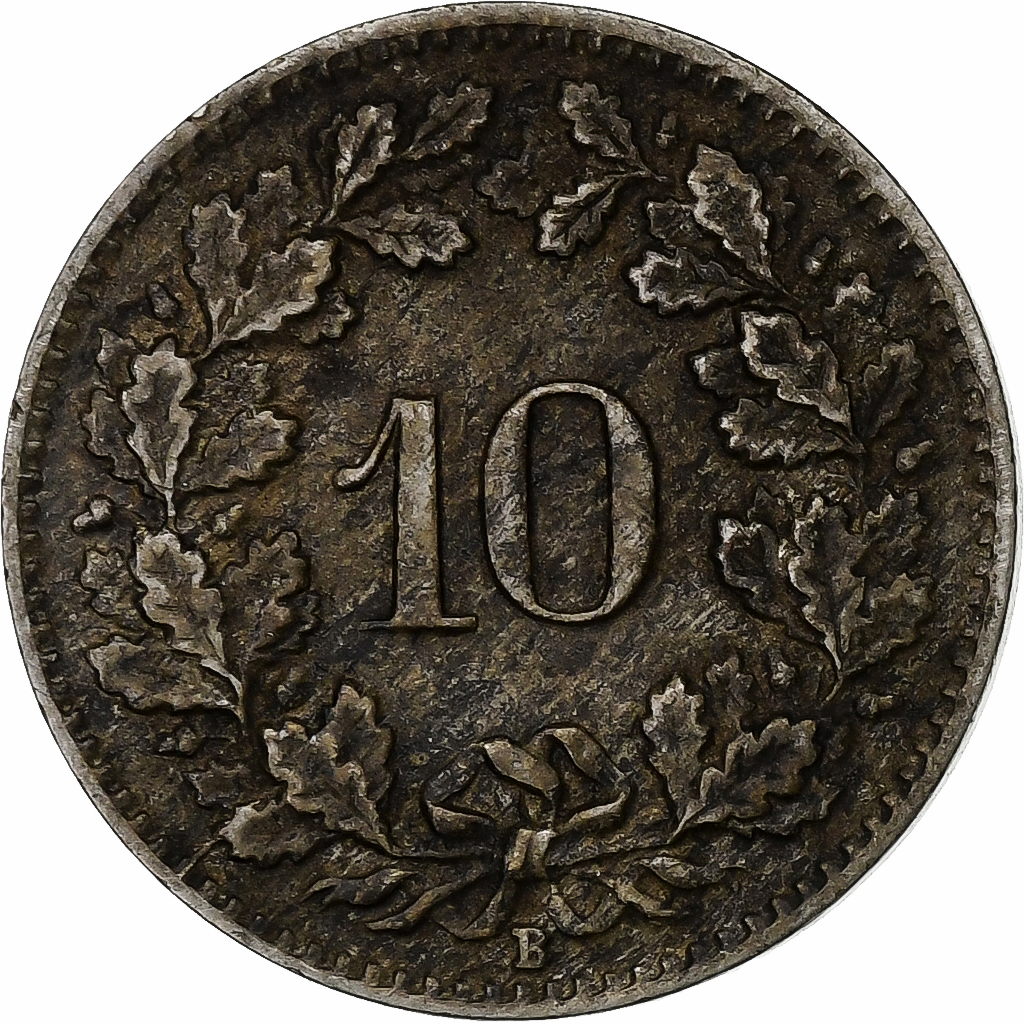 Switzerland, 10 Rappen, 1920, Bern, Copper-nickel, , KM:27