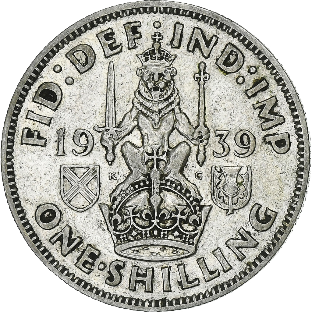 Great Britain, George VI, Shilling, 1939, Silver, , KM:854