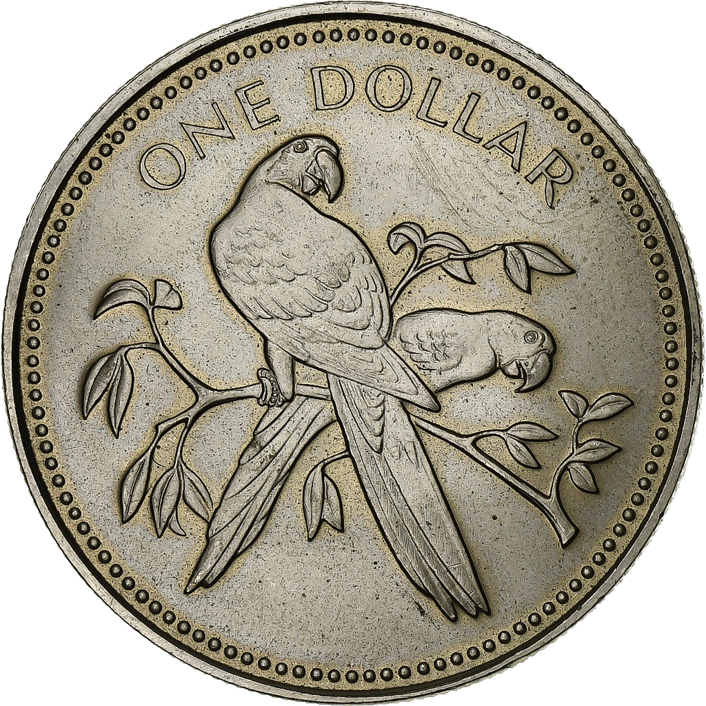 Belize, Dollar, 1974, Franklin Mint, Copper-nickel, , KM:43