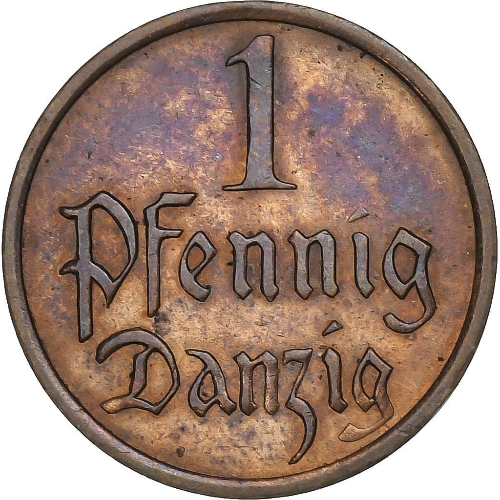 DANZIG, Pfennig, 1937, Berlin, Bronze, , KM:140