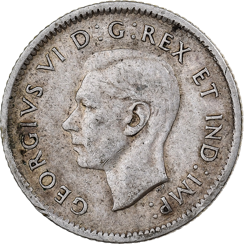 Canada, George VI, 10 Cents, 1942, Silver, , KM:34