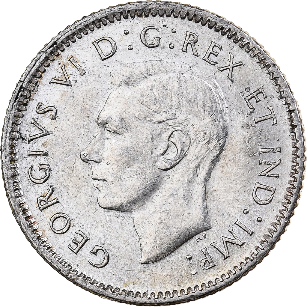 Canada, George VI, 10 Cents, 1943, Royal Canadian Mint, Silver, , KM:34