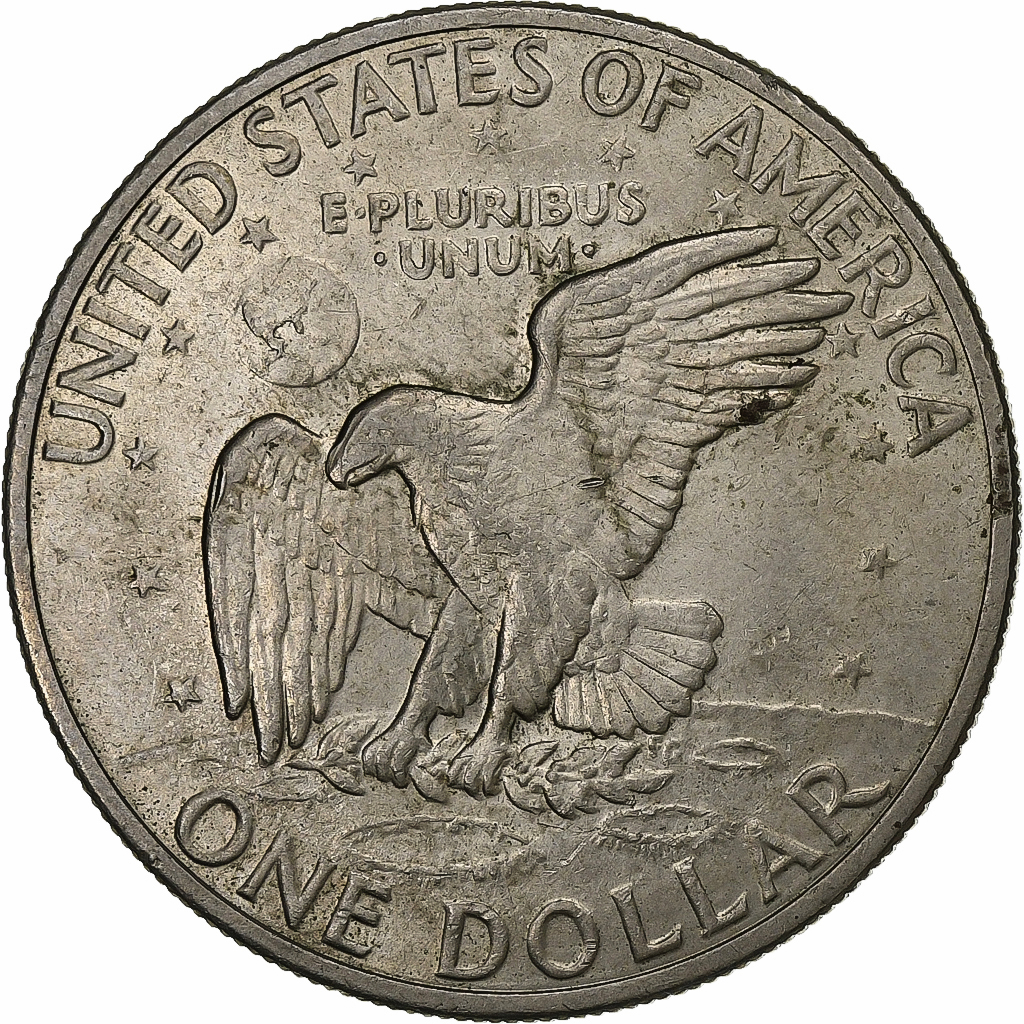 United States, Dollar, Eisenhower Dollar, 1971, Denver, Copper-Nickel Clad