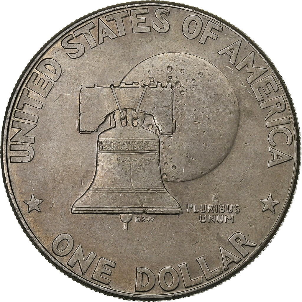 United States, Dollar, Eisenhower Dollar, 1976, Denver, Copper-Nickel Clad