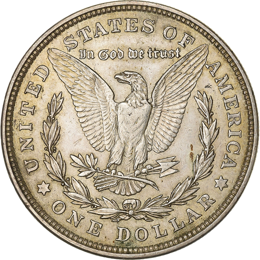 United States, Dollar, Morgan Dollar, 1921, Philadelphia, Silver, 