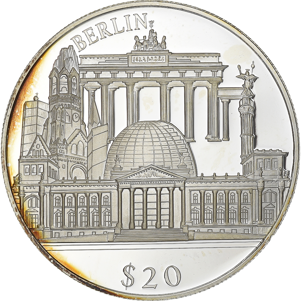 Liberia, 20 Dollars, 2000, American Mint, Silver, 