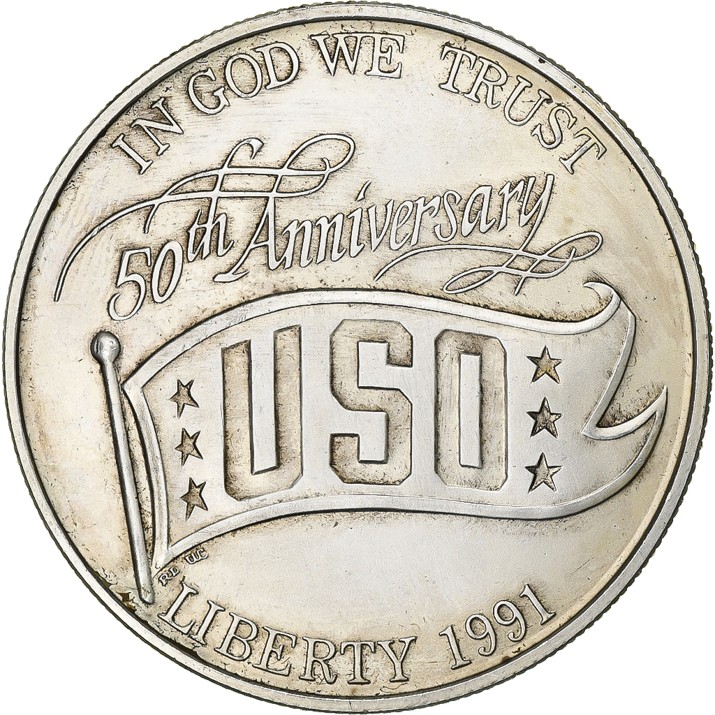United States, Dollar, 1991, Denver, Silver, , KM:232