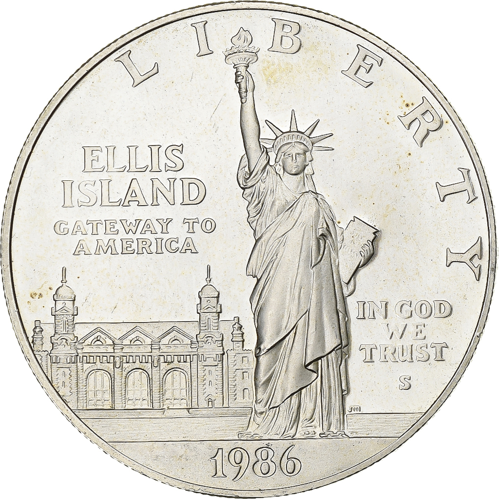 United States, Dollar, 1986, San Francisco, Silver, , KM:214