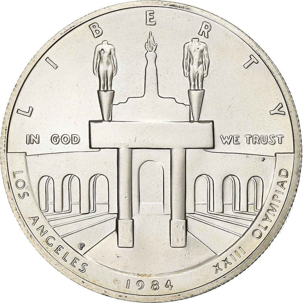 United States, Dollar, 1984, Philadelphia, Silver, , KM:210