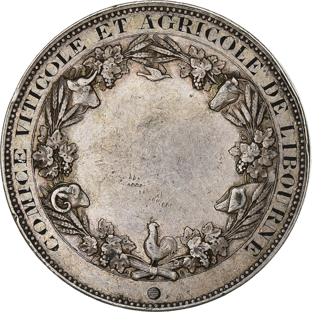 France, Medal, COMICE VITICOLE ET AGRICOLE DE LIBOURNE, Silver, Barre, 