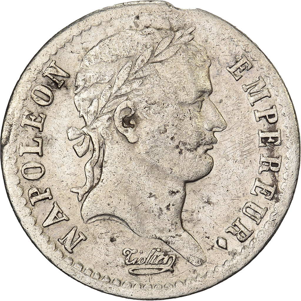 France, 1/2 Franc, Napoléon I, 1808, Paris, Silver, , KM:680.1