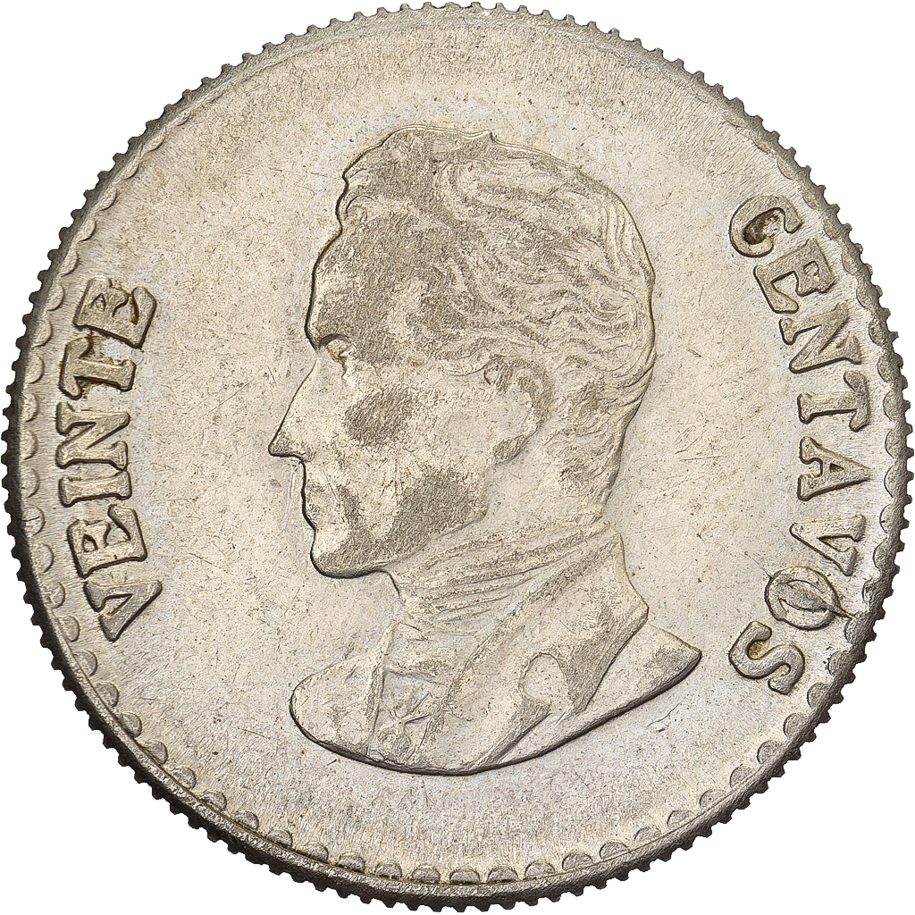 Colombia, 20 Centavos, 1953, Silver, , KM:213