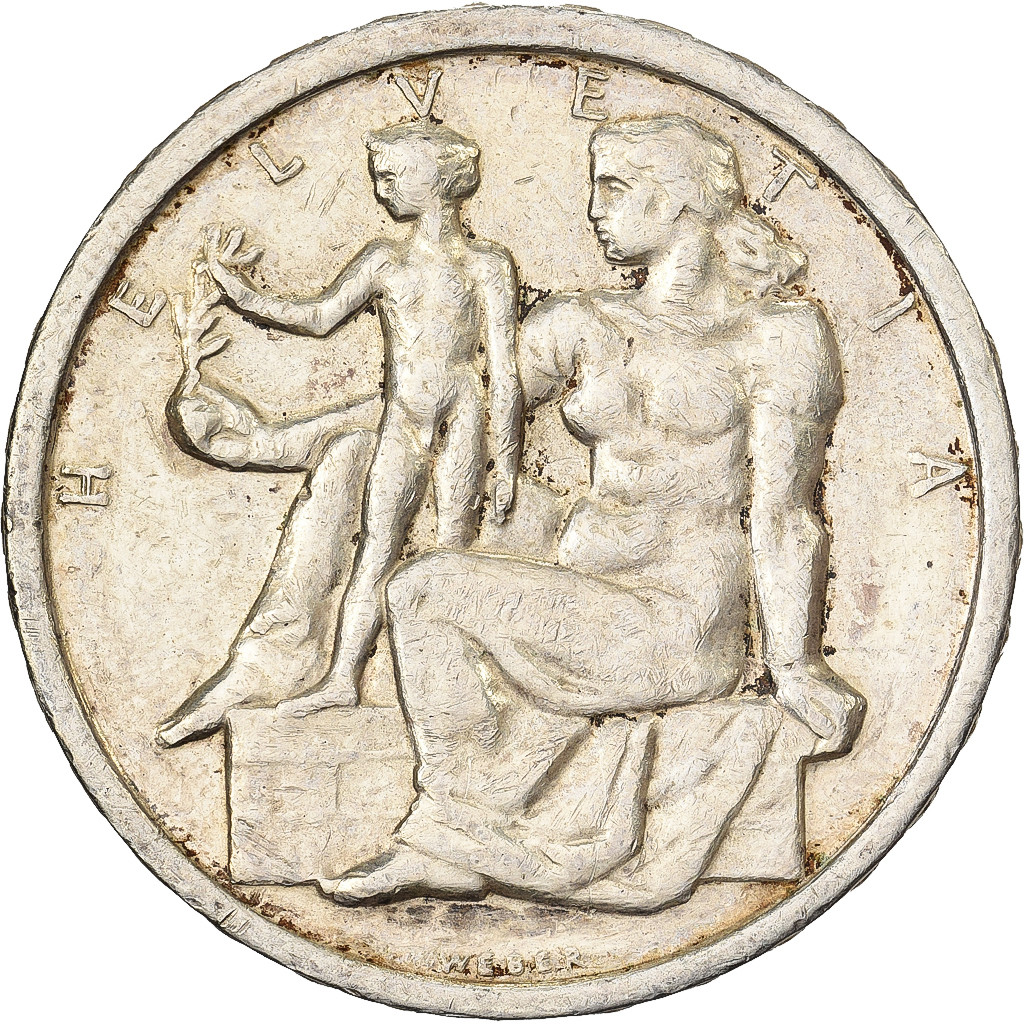 Switzerland, 5 Francs, 1948, Bern, Silver, , KM:48
