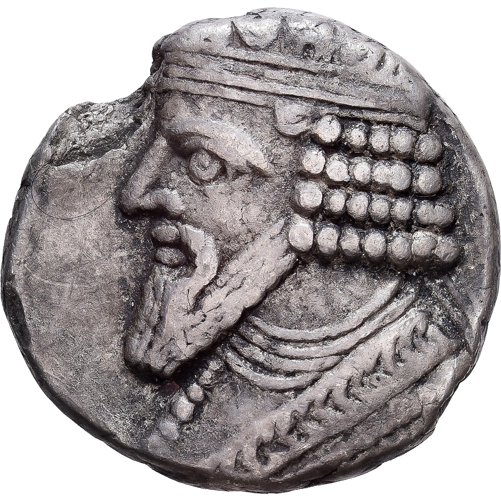Kingdom of Parthia, Gotarzes II, Tetradrachm, 50-51, Seleukeia, Billon