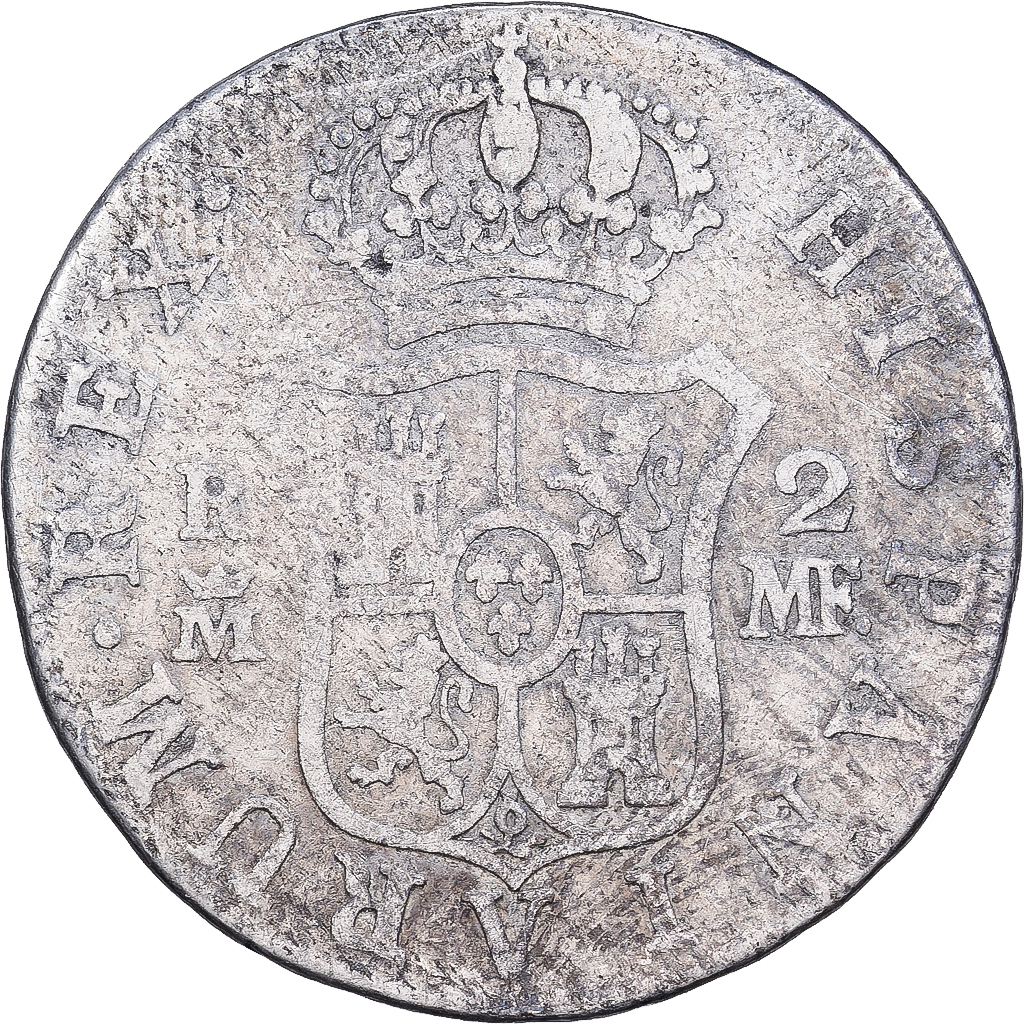 Spain, Charles IV, 2 Reales, 1789, Madrid, Silver, VF, KM:430.1