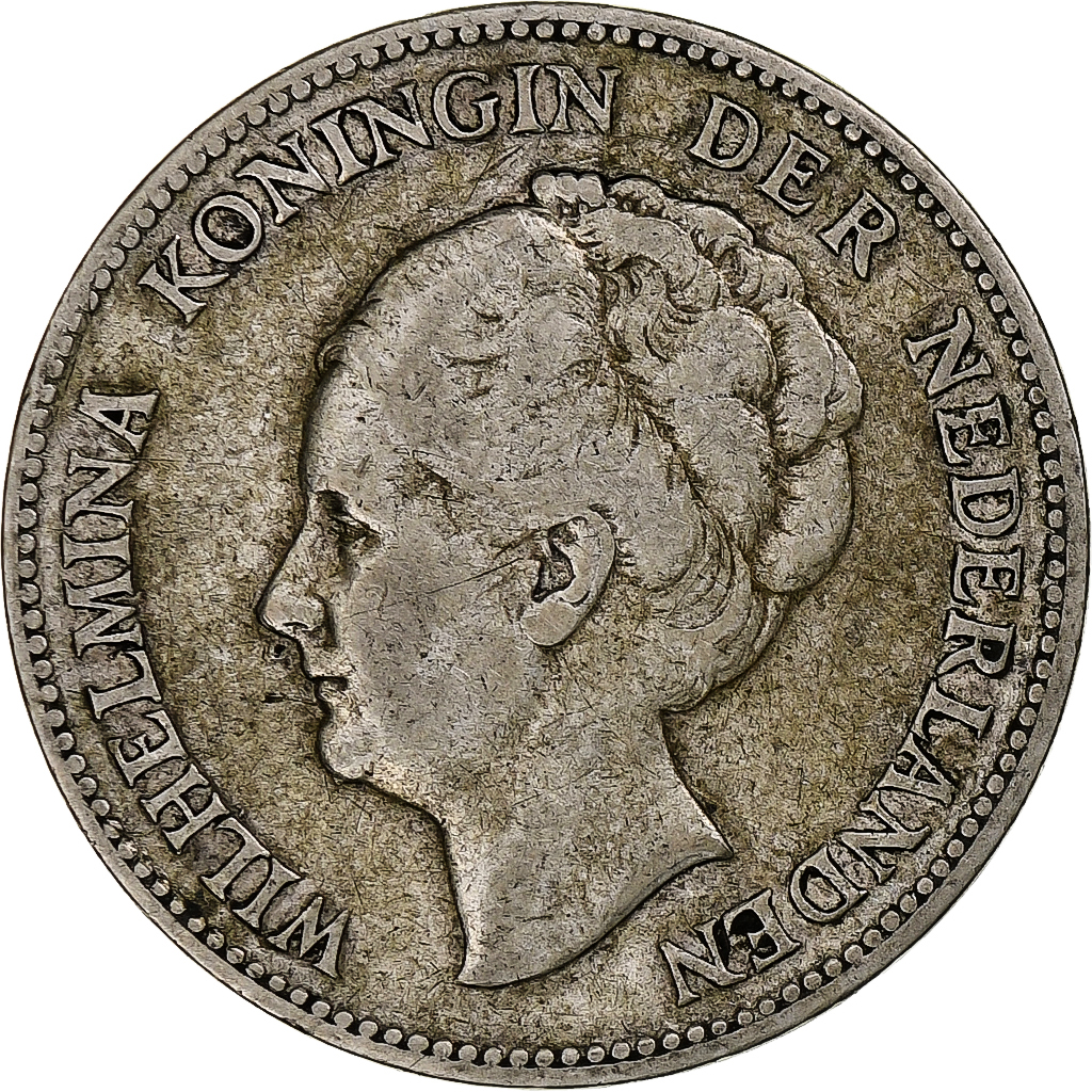 Netherlands, Wilhelmina I, Gulden, 1923, Silver, , KM:161.1