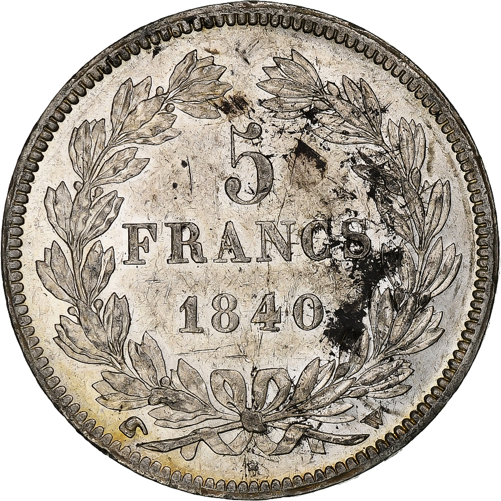 France, 5 Francs, Louis-Philippe, 1840, Lille, Silver, , Gadoury:678